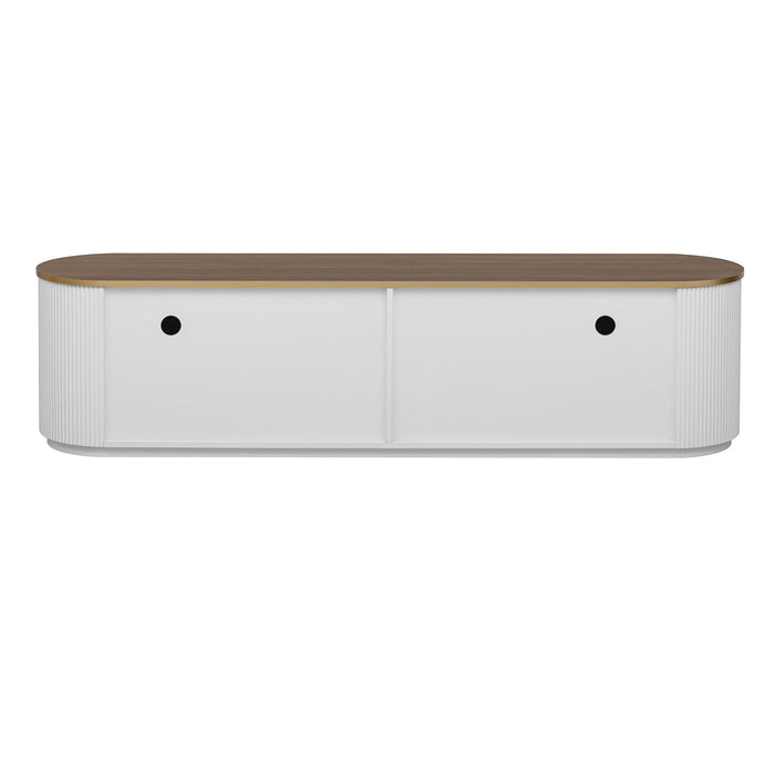 Minimalist TV Stand With 3 Drawers And 1 Shelf