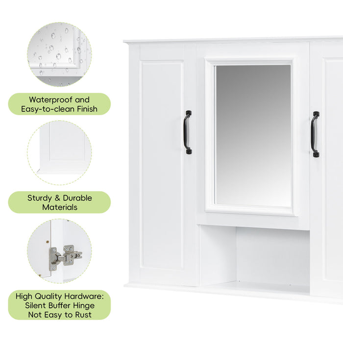 Modern Wall Mounted Medicine Cabinet With Mirror