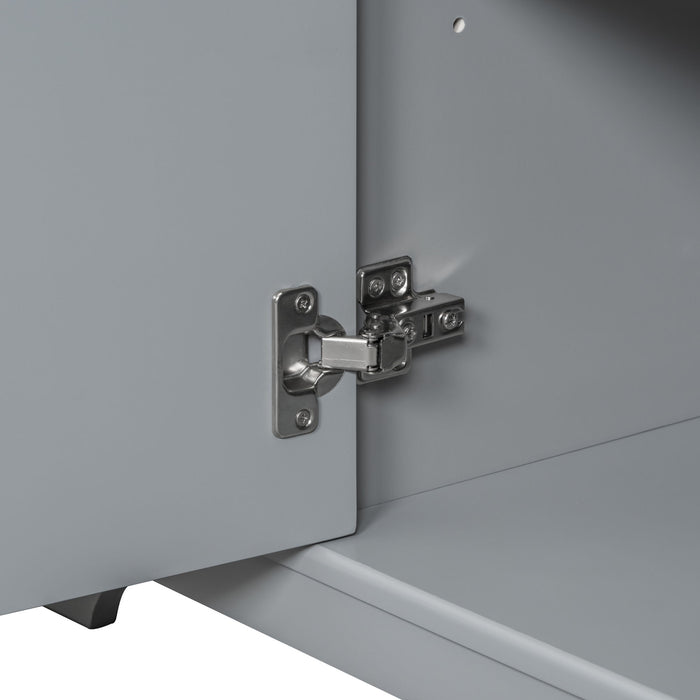 Modern Bathroom Vanity Base Only With 1 Cabinet And 6 Drawers
