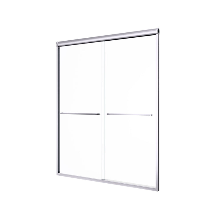Modern Semi Frameless Double Sliding Shower Door