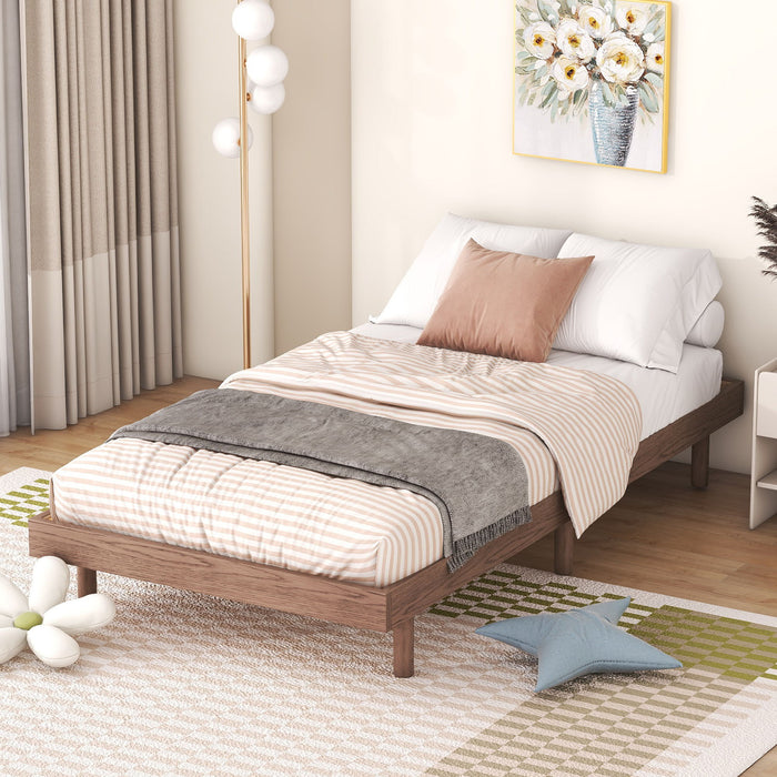 Modern Floating Platform Bed Frame