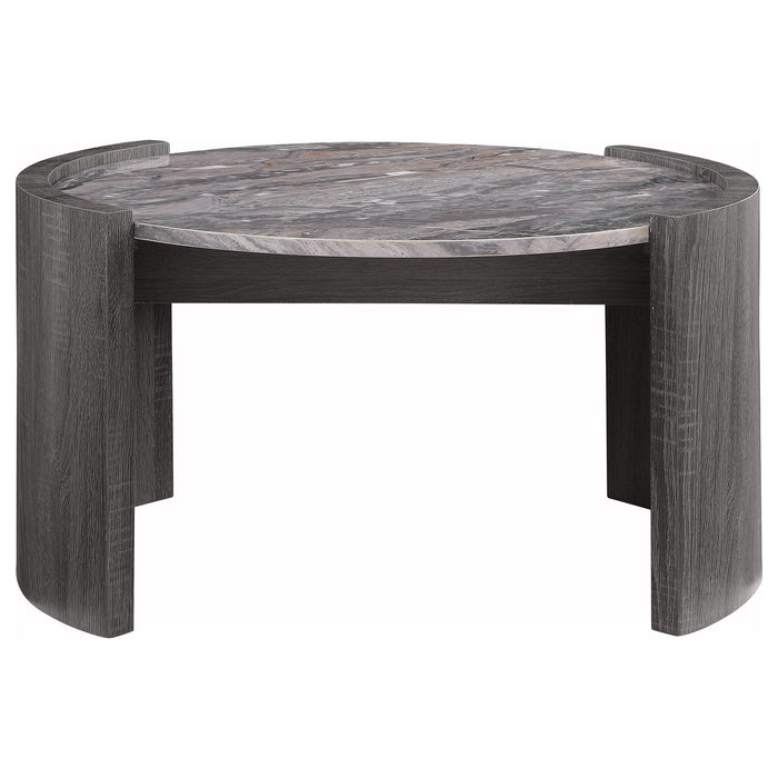 Zende - 2 Piece Coffee And End Table Set - Gray