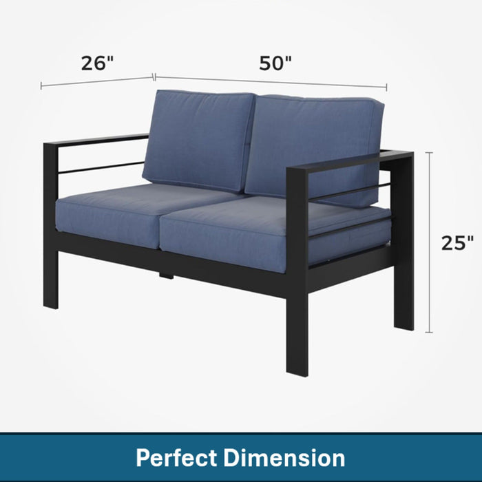 Outdoor Patio Set, All-Weather, Thick Cushions