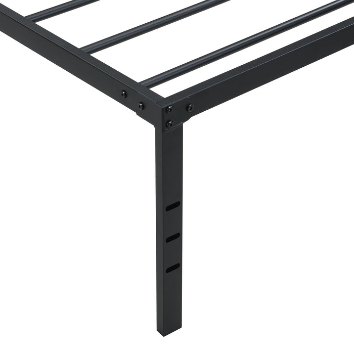 Heavy Duty Metal Bed Frame With Quiet Support