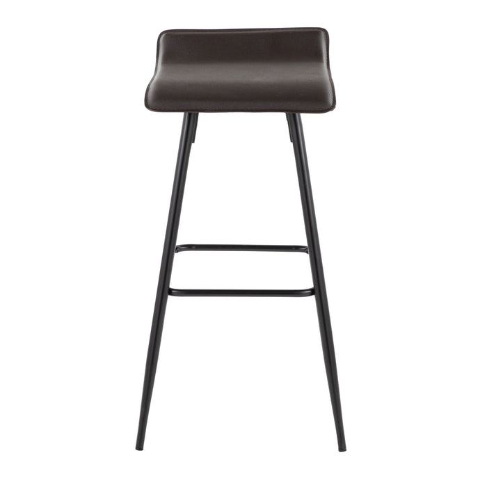 Ale - Contemporary Fixed-Height Bar Stool (Set of 2)