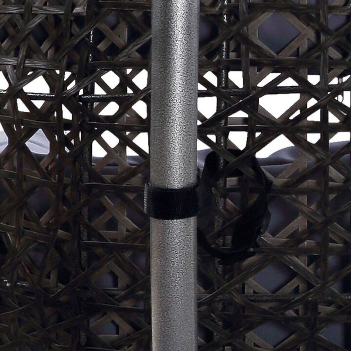 Vasant - Wicker Hanging Chair - Gray