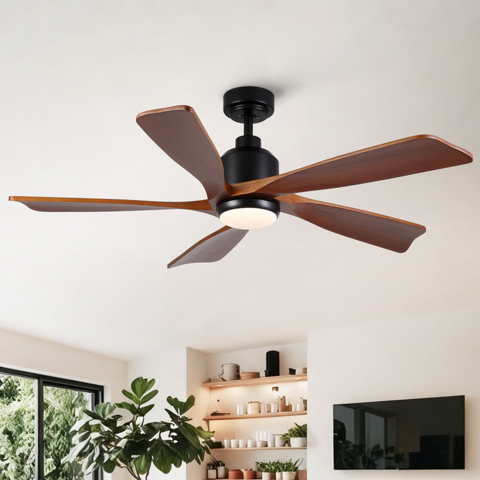 American Farmhouse Ceiling Fan With Light Quiet DC Motor