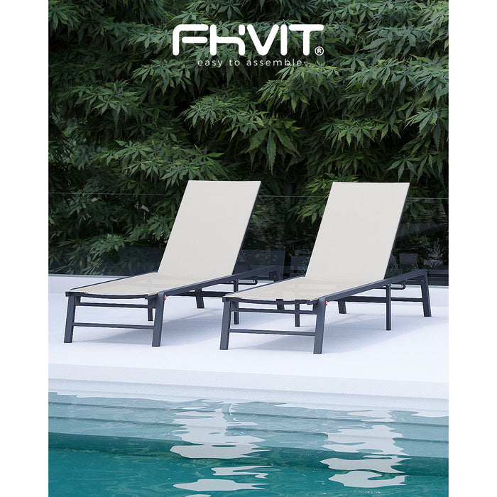 Chaise Lounge Outdoor (Set of 2)
