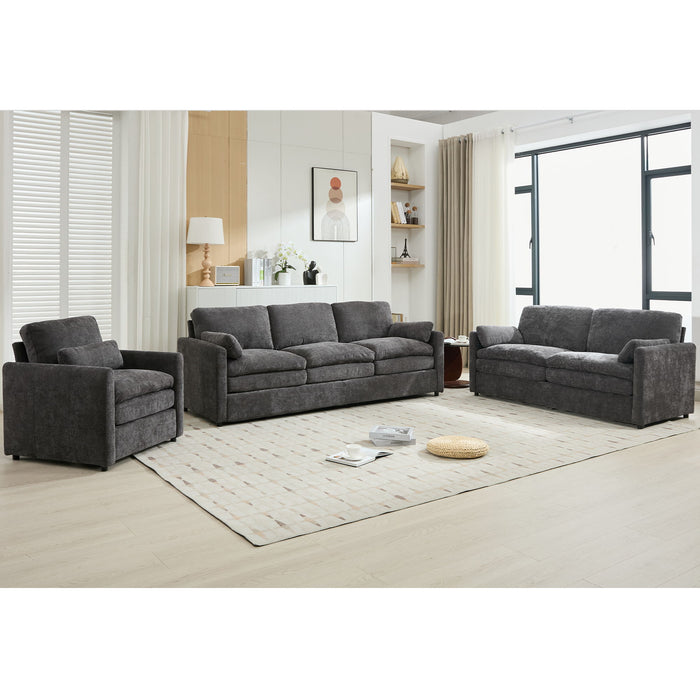 Cozy Sofa Set Oversized Comfy Cloud Sofa With Double Cushion