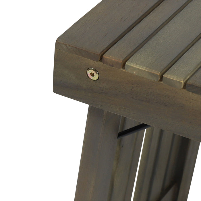 Temptation - Outdoor Foldable Side Table With Slat Design