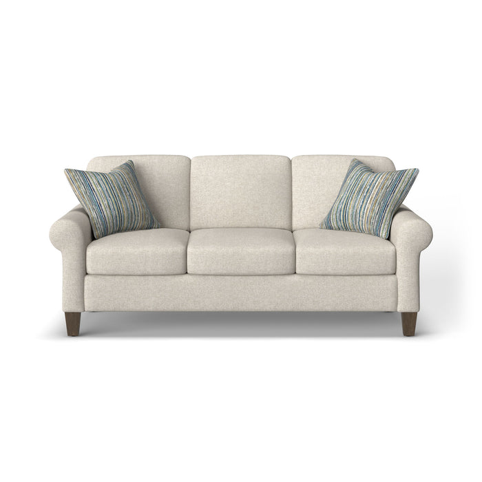 Moxy - Fabric Sofa, Curved Sock Arms