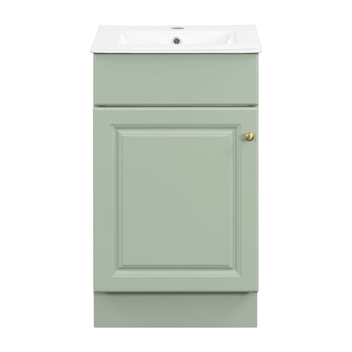 Bathroom Vanity With Sink, Cabinet With Adjustable Shelf