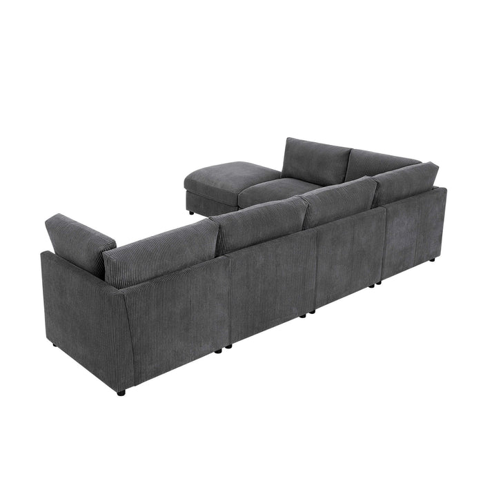 Modern Reversible Modular Sectional