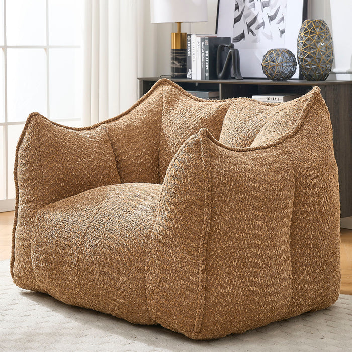 Comfortable Chenille Sofa Chairs With Highly Resilient Foam For Living Rooms And Bedrooms