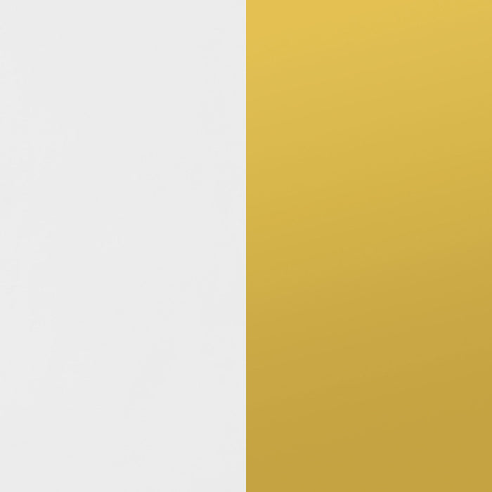 Synchrony - 2 Door Accent Cabinet With Art Deco Trim - White