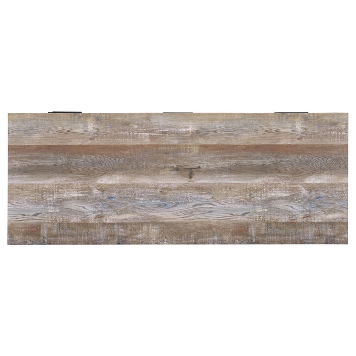 Azura - 4 Drawer Office Desk - Oak