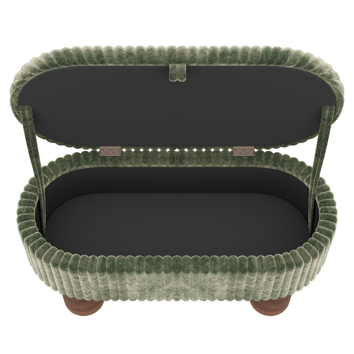 Modern Storage Ottoman Bench For Living Room