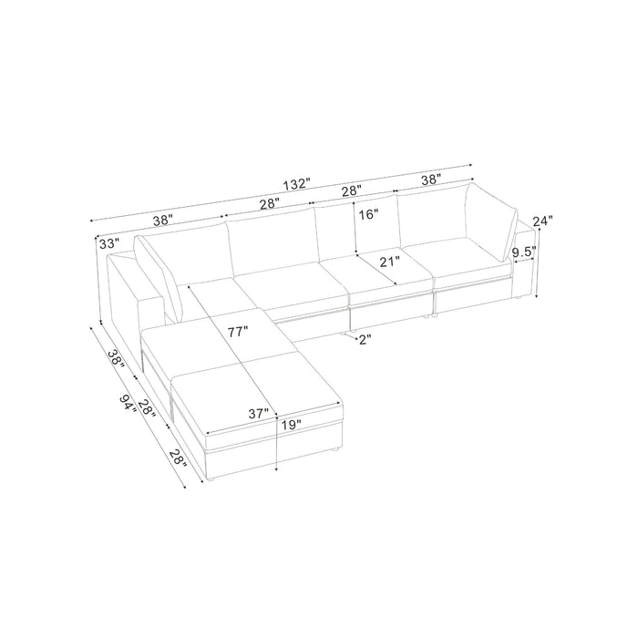 Reversible Modular Sectional