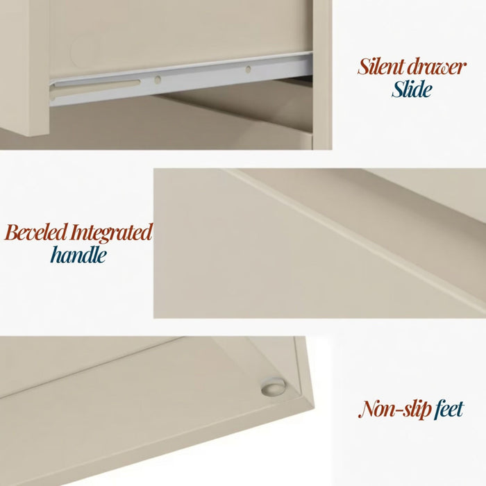 3 Drawer Nightstand, Bedroom Side Table