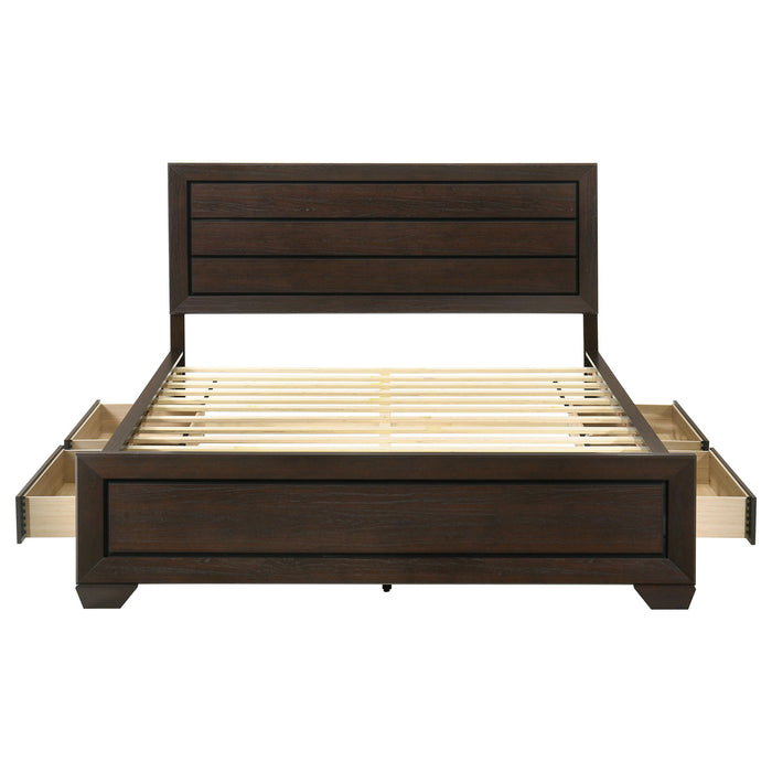 Holmgren - Panel Bed With Side Drawers
