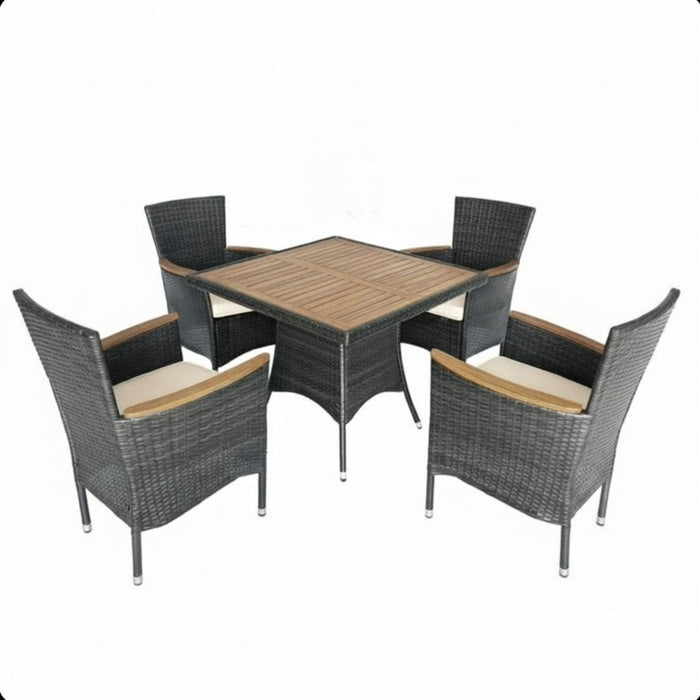 5 Piece Patio Dining Set With Table
