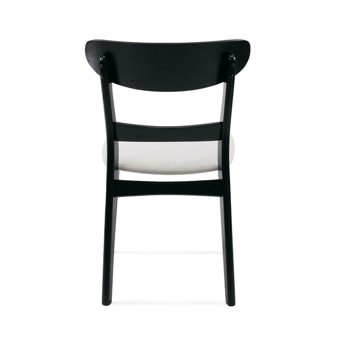 Modern Dining Chairs With Cushioned Seat (Set of 2)