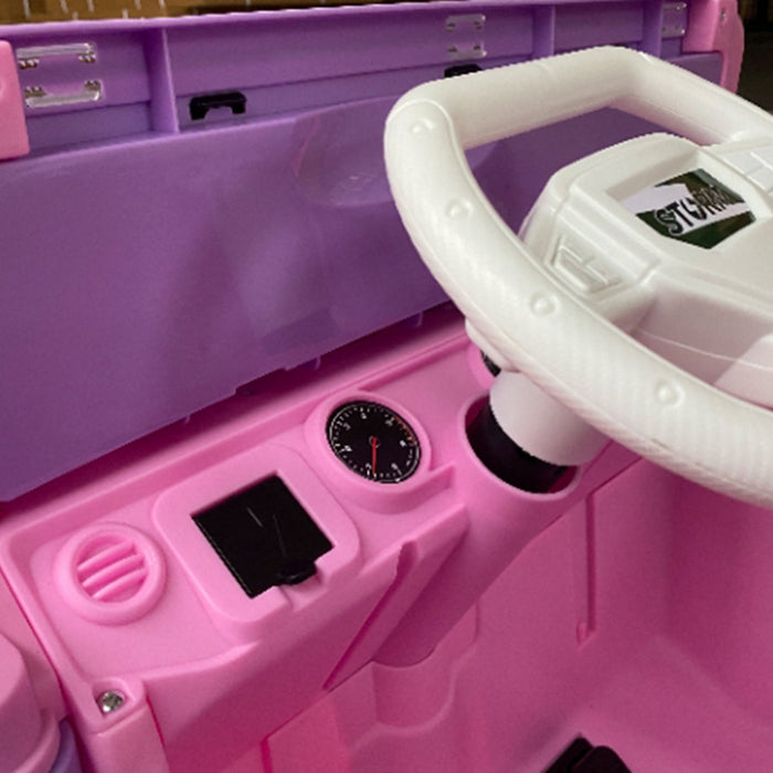 Electric Car With Remote Control, Colorful LED Lights, USB & MP3