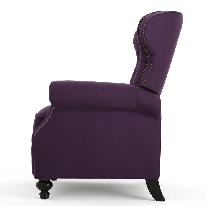 Modern Manual Push Back Recliner Chair