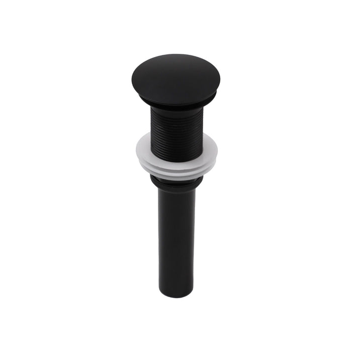 Rectangular Vessel Sink With Faucet & Drain - White / Black