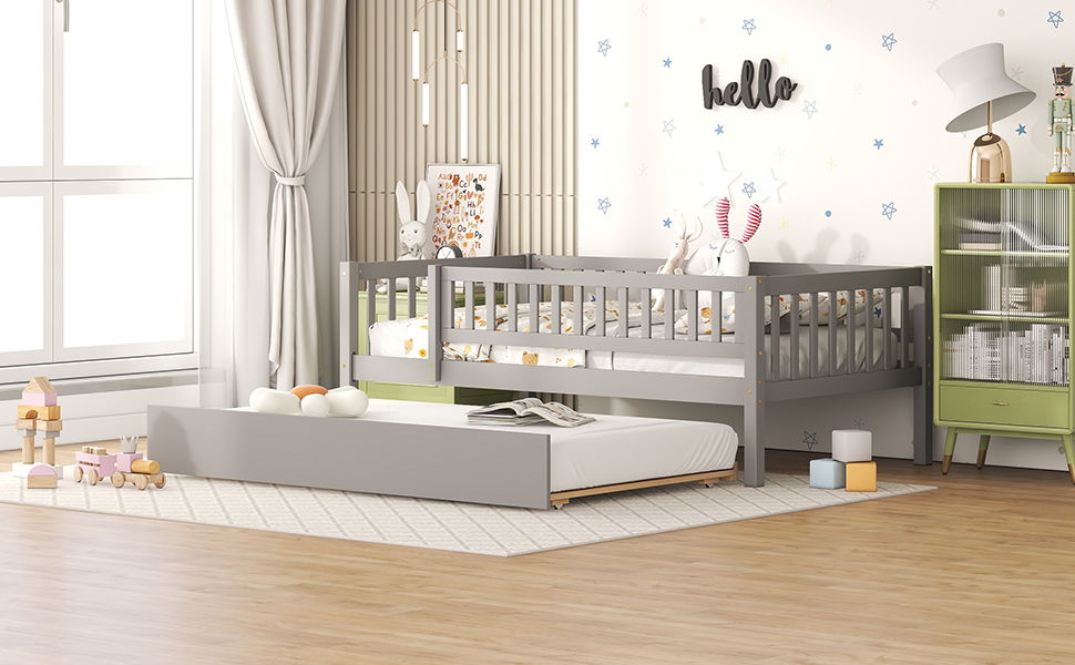 Multifunctional Wooden Daybed Bed