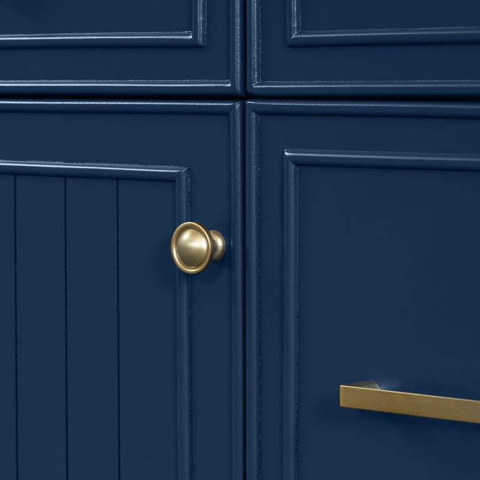 Bathroom Vanity With Ceramic Sink, Soft Close Doors, Adjustable Shelves