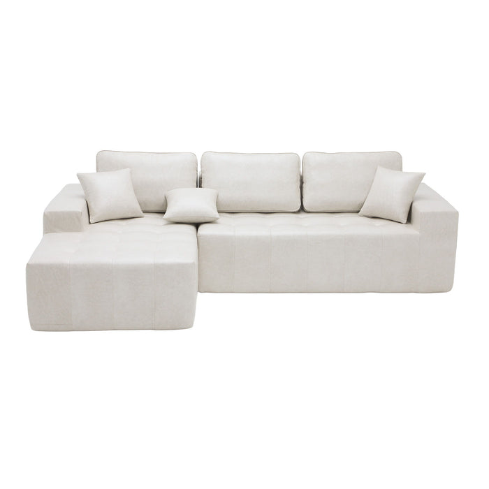 L - Shaped Corner Chaise Sofa Bed