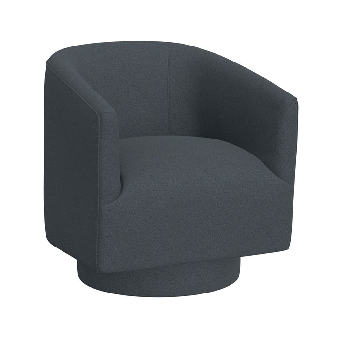Brylee - Swivel Accent Chair - Midnight Blue