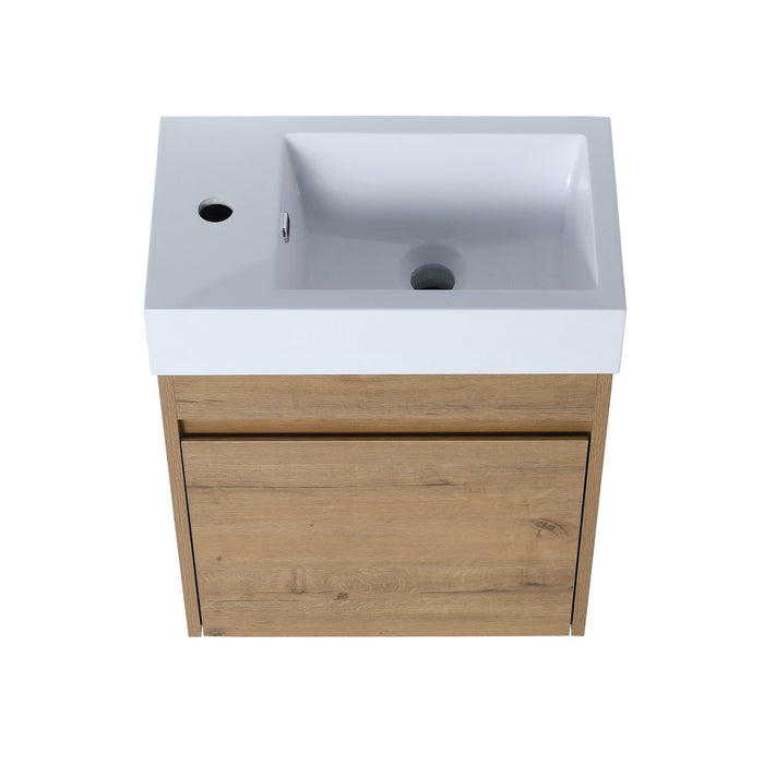 Sink Floating Bathroom Vanity With Soft Close Cabinet Door