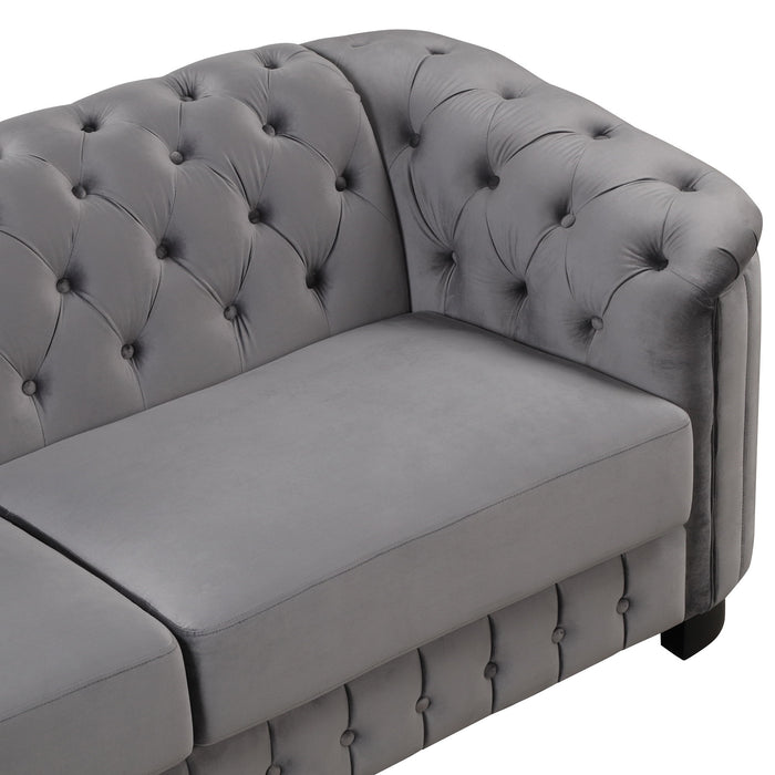 Sofa With Thick Removable Seat Cushion, 3 Seater