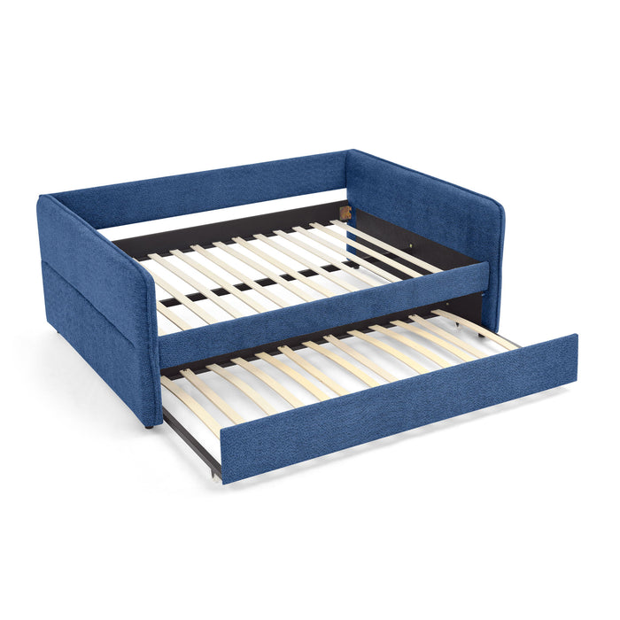 Upholstered Daybed With Pop Up Trundle