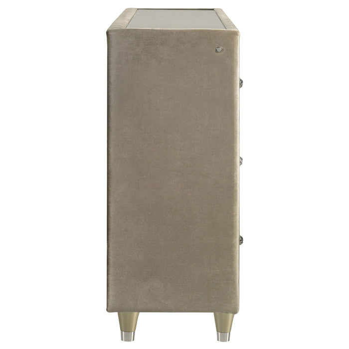 Mika - 8 Drawer LED Fireplace Dresser