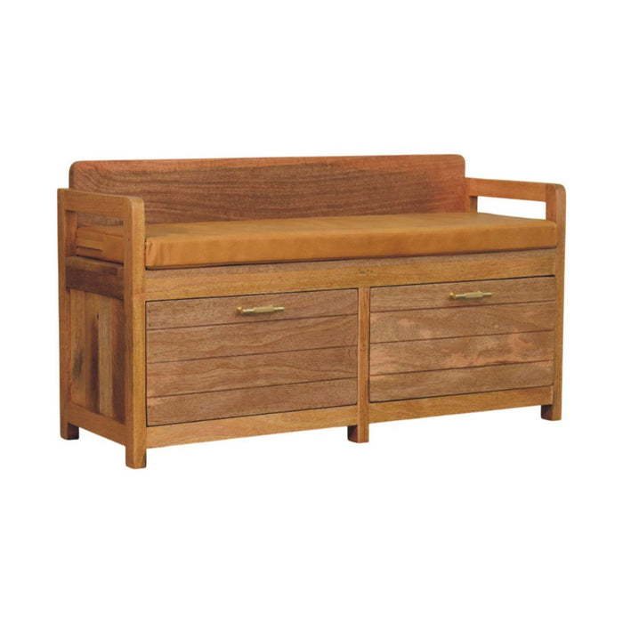 Oxford - 2 Drawer Storage Bench - Beige