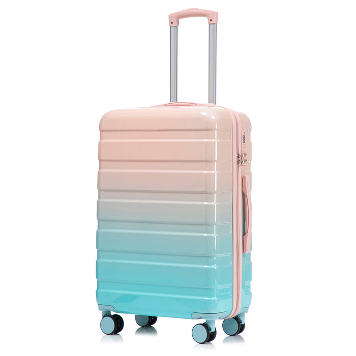 Luggage Set 20" /24" /28" With Combination Lock And Silent Wheels