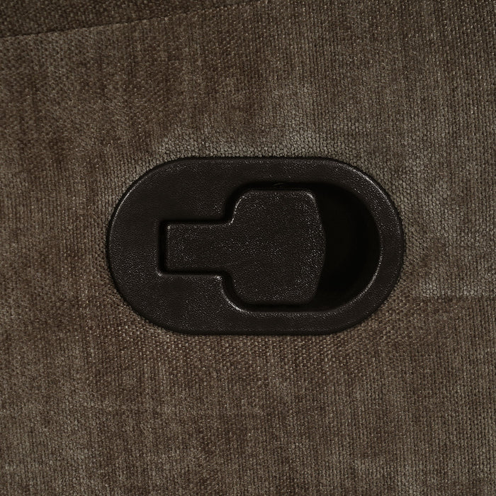 Upholstered Manual Recliner Chair With 3 Adjustable Backrest Positions