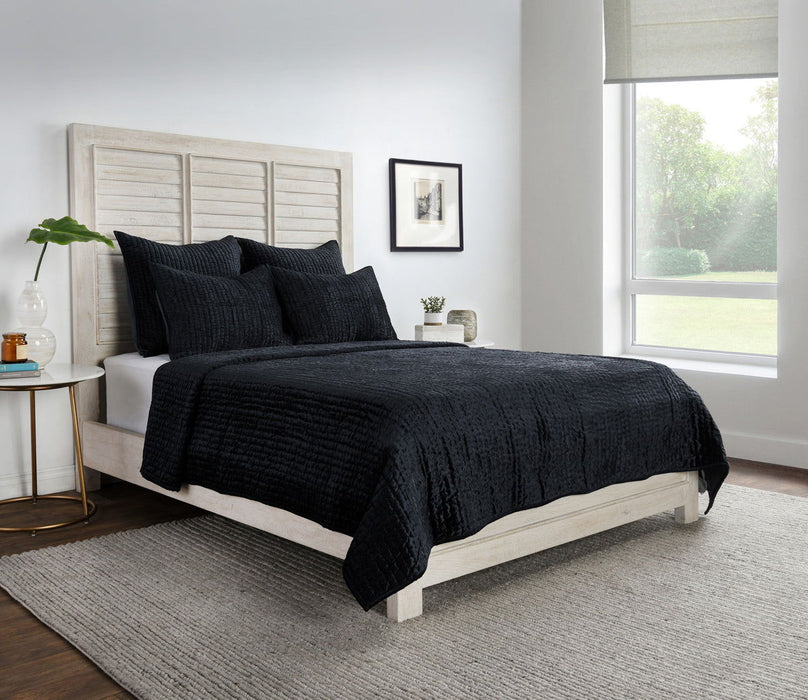 Bari - Velvet Sham - Onyx