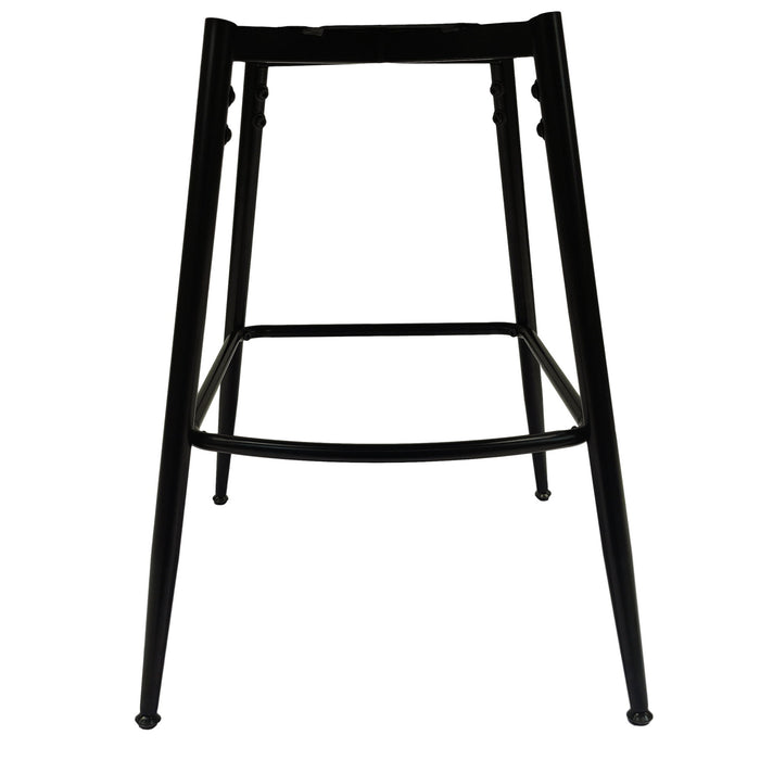 Bar Stool 360 Swivel With Back Footrest