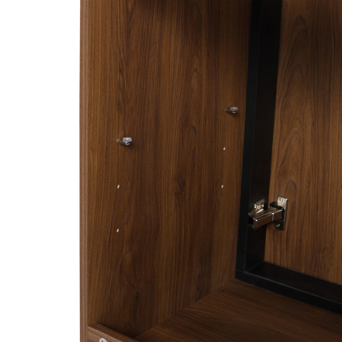 Modern Bathroom Vanity Storage Cabinet With Soft Closing Doors And Engineered Wood Construction