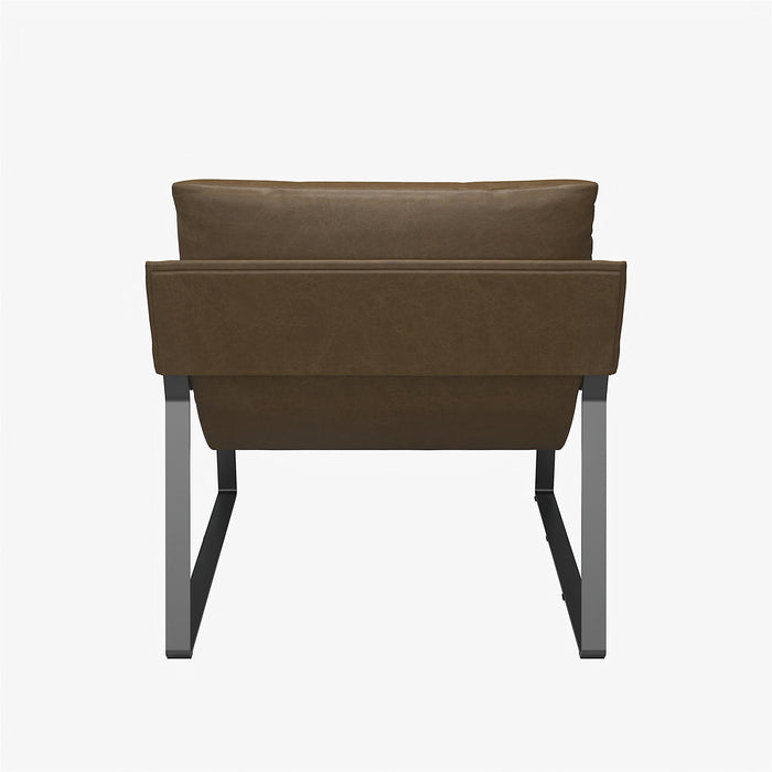 Gatsby - Upholstered Sling Accent Chair - Camel