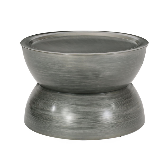 Sparling - Modern Iron Hourglass Coffee Table