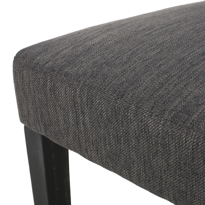 Contemporary Dining Chair With Upholstered Seating And Tapered Legs