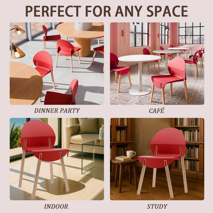 4 Piece Set Of Single Chairs With A Folding Square Table