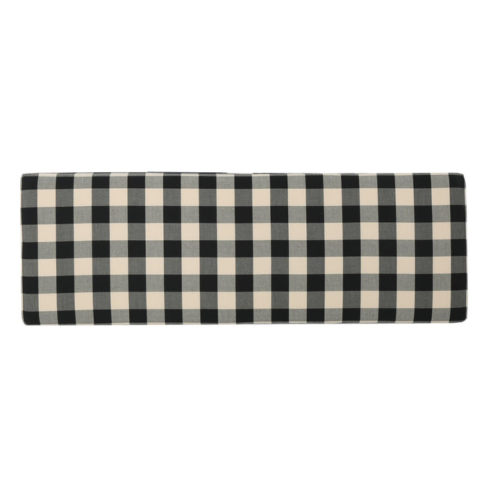 Contemporary Storage Ottoman With Seating And Storage - Black