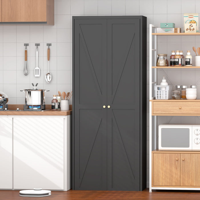 Adjustable 2 Door Storage Cabinet With Adjustable Shelves