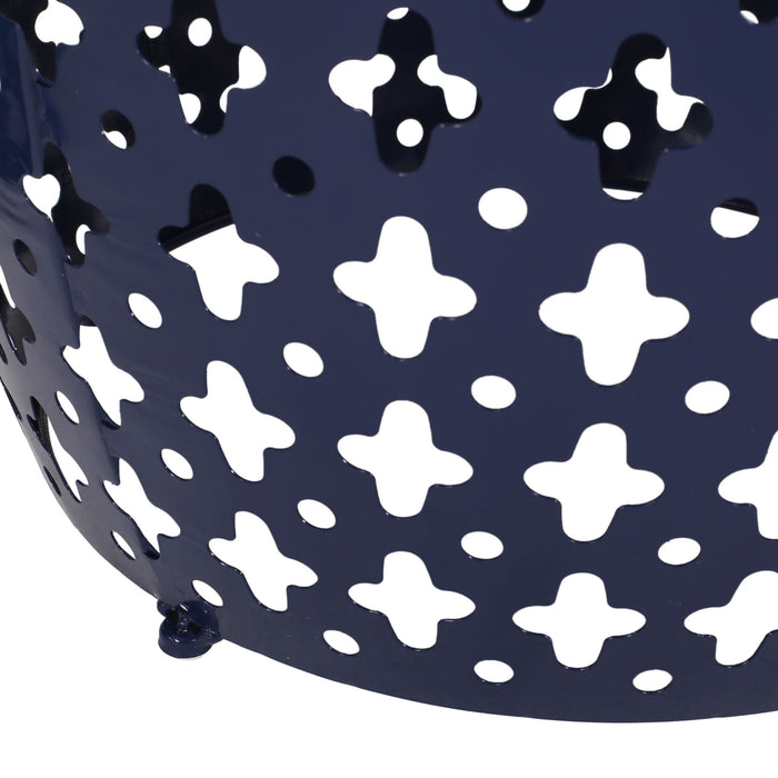 Modern Design, Metal End Table, Large